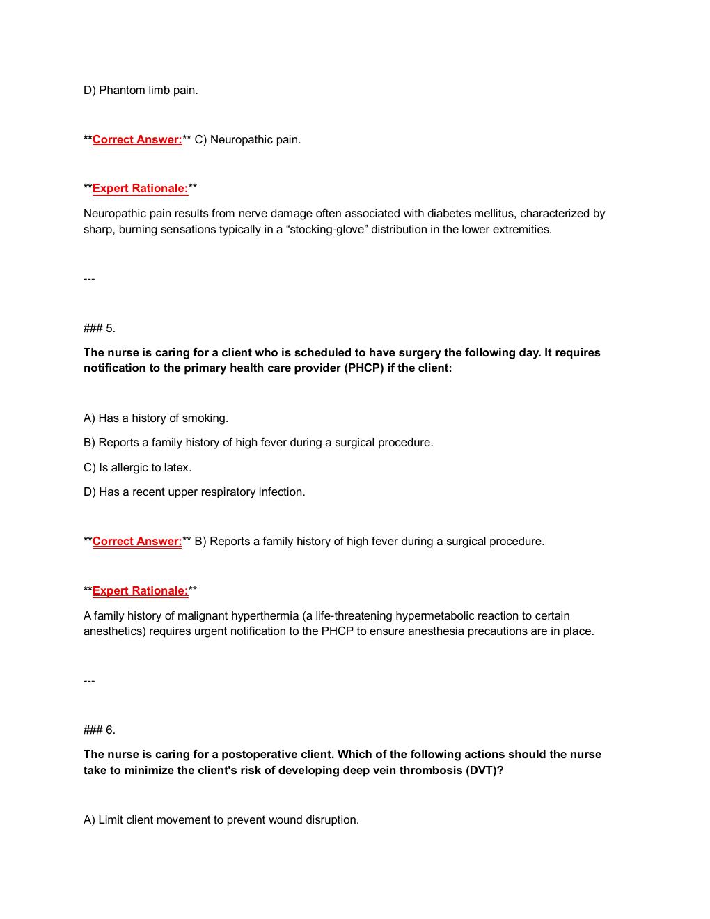 Preview page 4 of NU 155 Exam 3 Study Guide | Medical-Surgical Nursing
