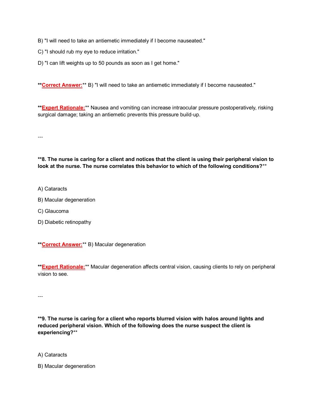 Preview page 5 of NU 155 Final Exam Study Guide | Medical-Surgical Nursing