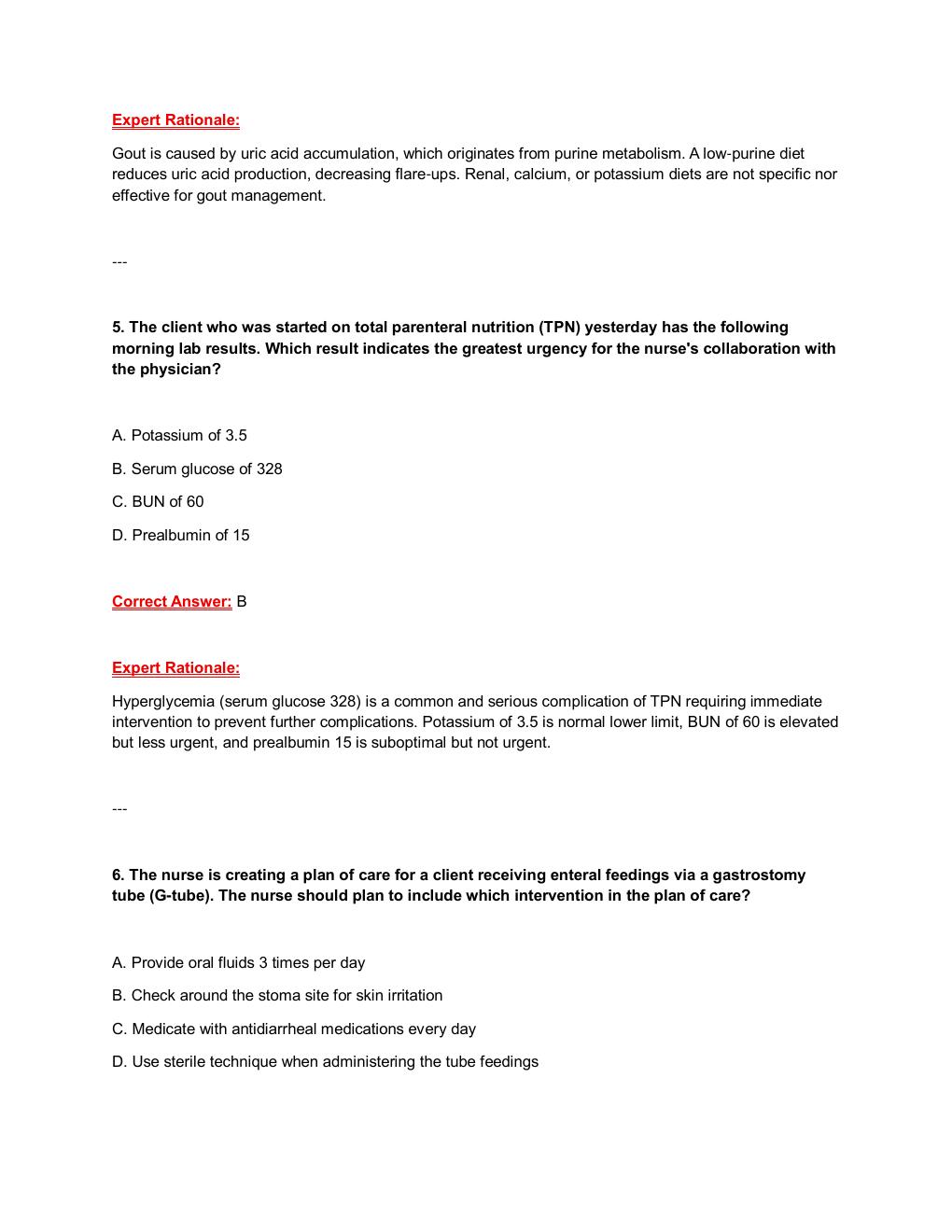 Preview page 4 of NU 155 Exam 2 Study Guide | Medical-Surgical Nursing