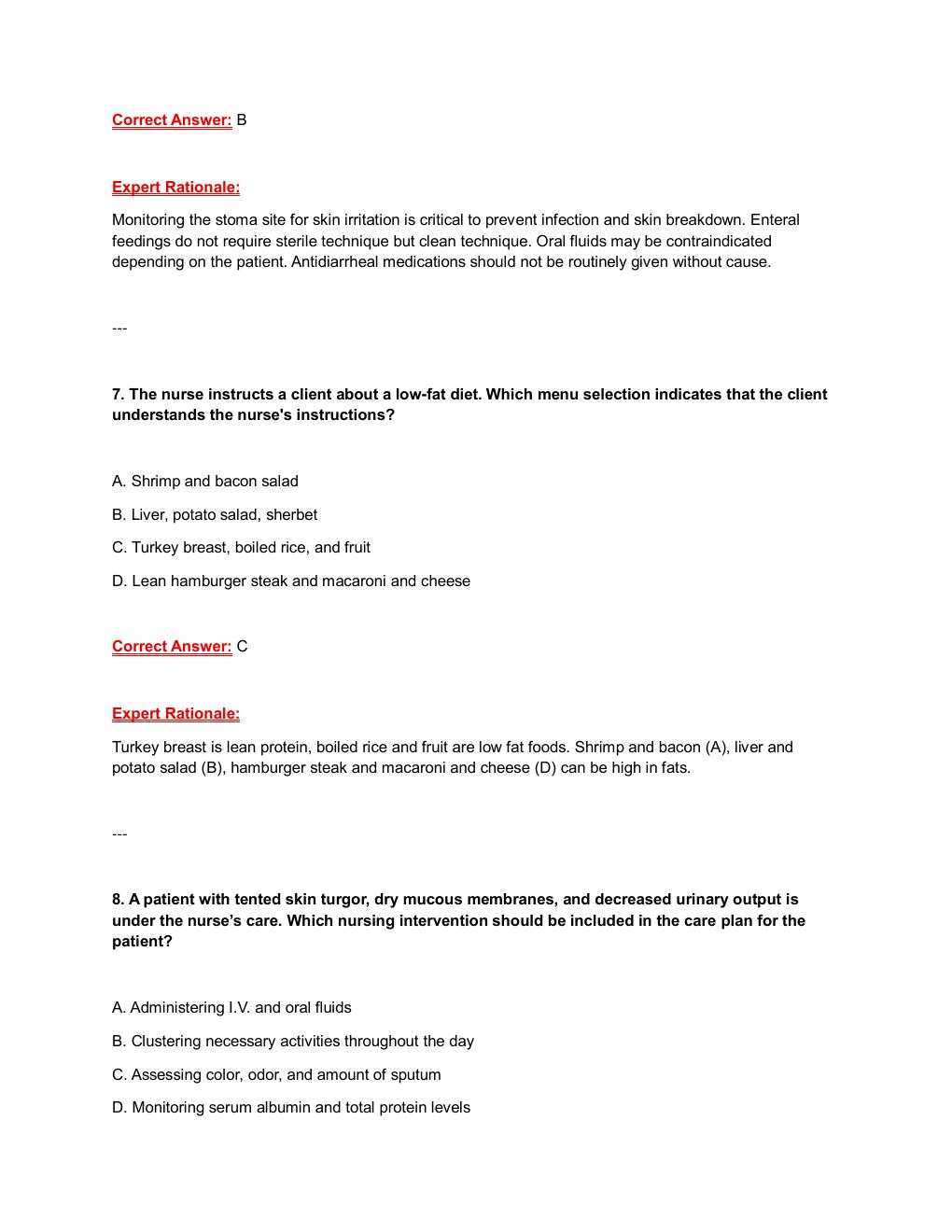 Preview page 5 of NU 155 Exam 2 Study Guide | Medical-Surgical Nursing