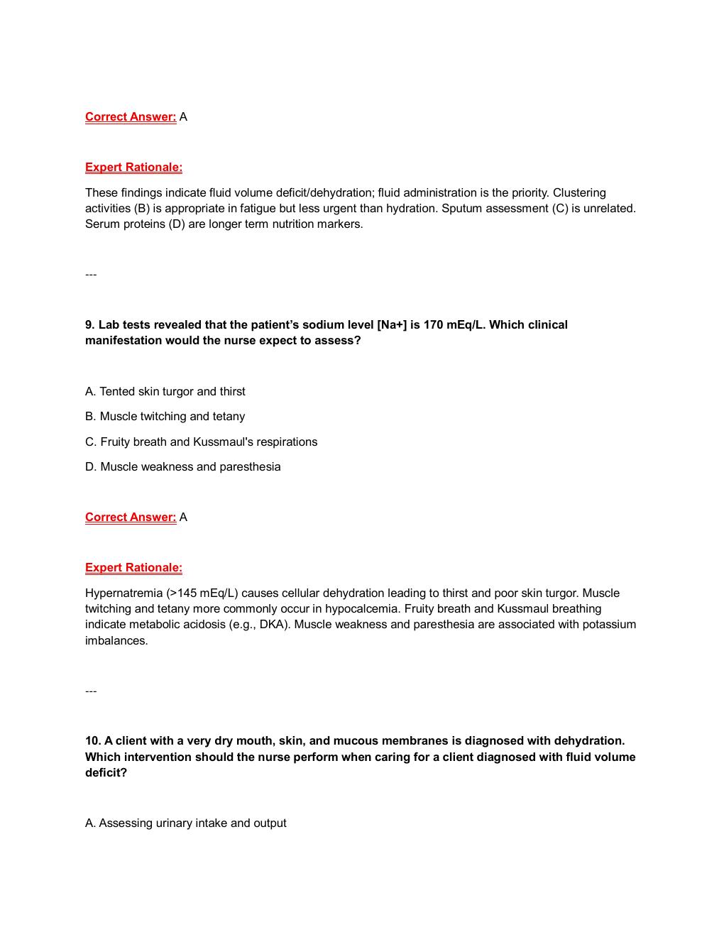 Preview page 6 of NU 155 Exam 2 Study Guide | Medical-Surgical Nursing