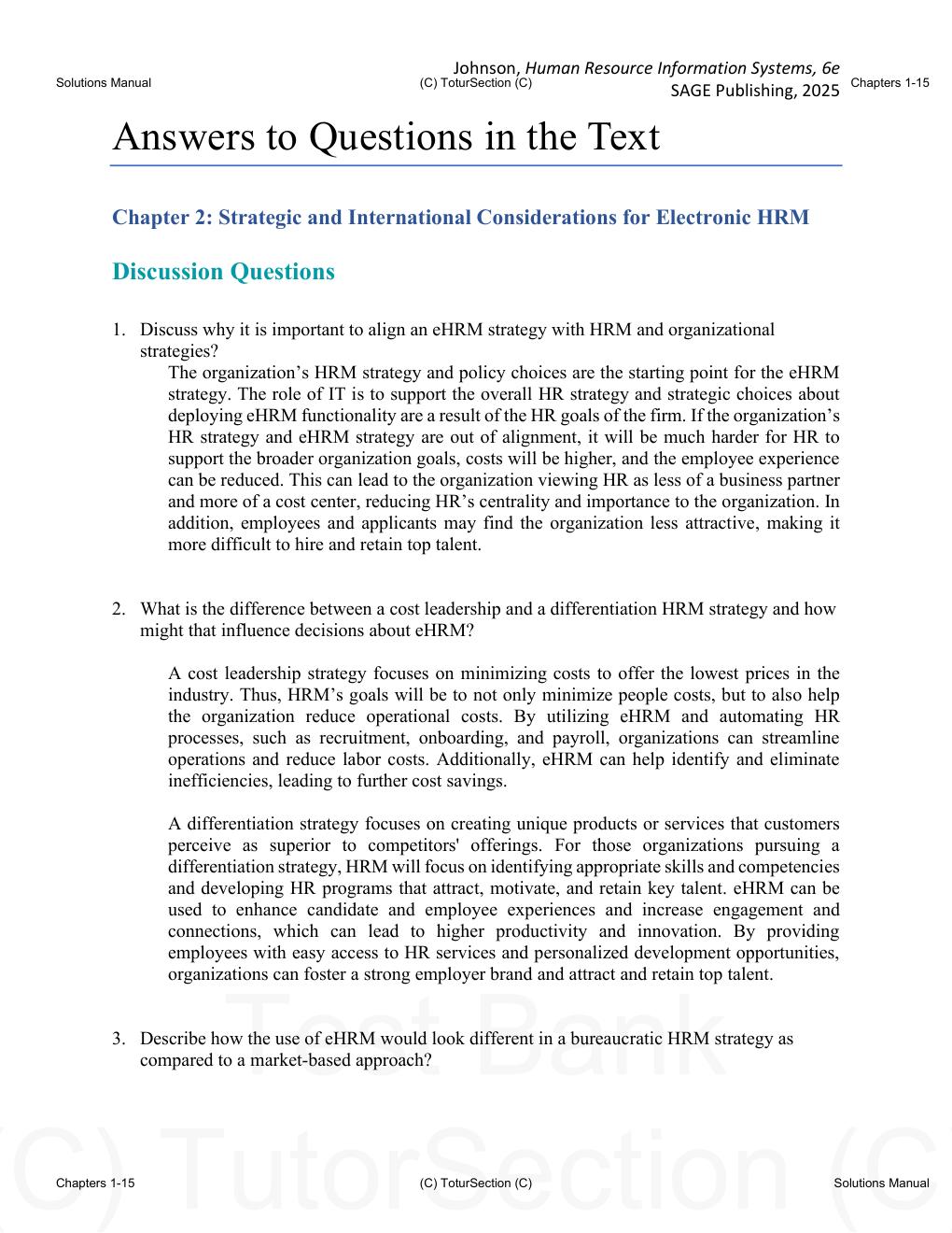 Preview page 8 of Solutions Manual for Human Resource Information Systems Basics, Applications, and Future Directions 6th Edition By Richa