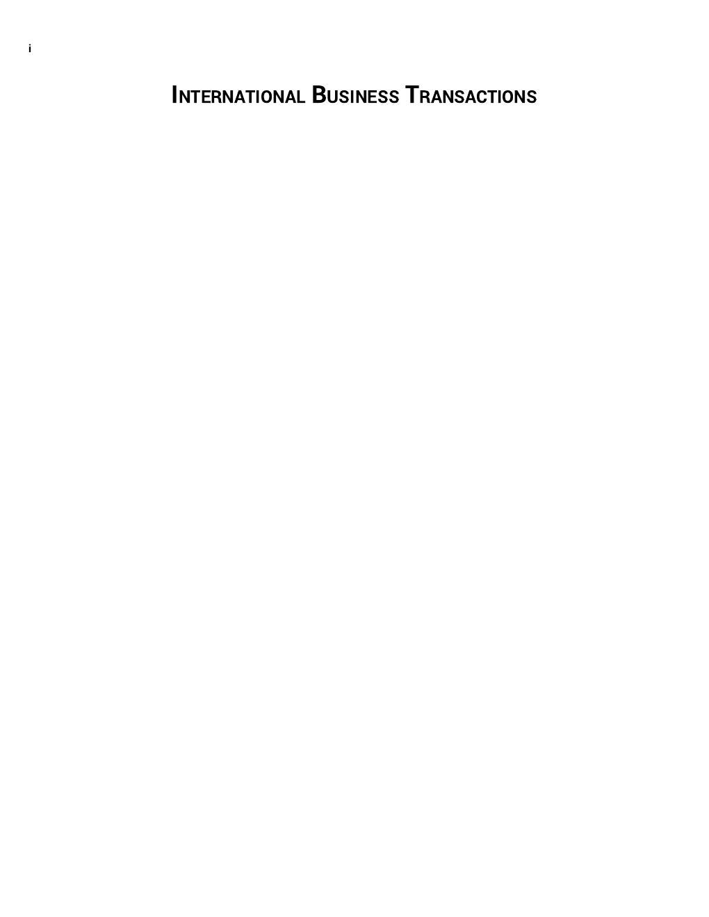 Preview page 2 of International Business Transactions Problems Cases and Materials 4th Edition By Daniel Chow, Thomas Schoenbaum eBook PDF
