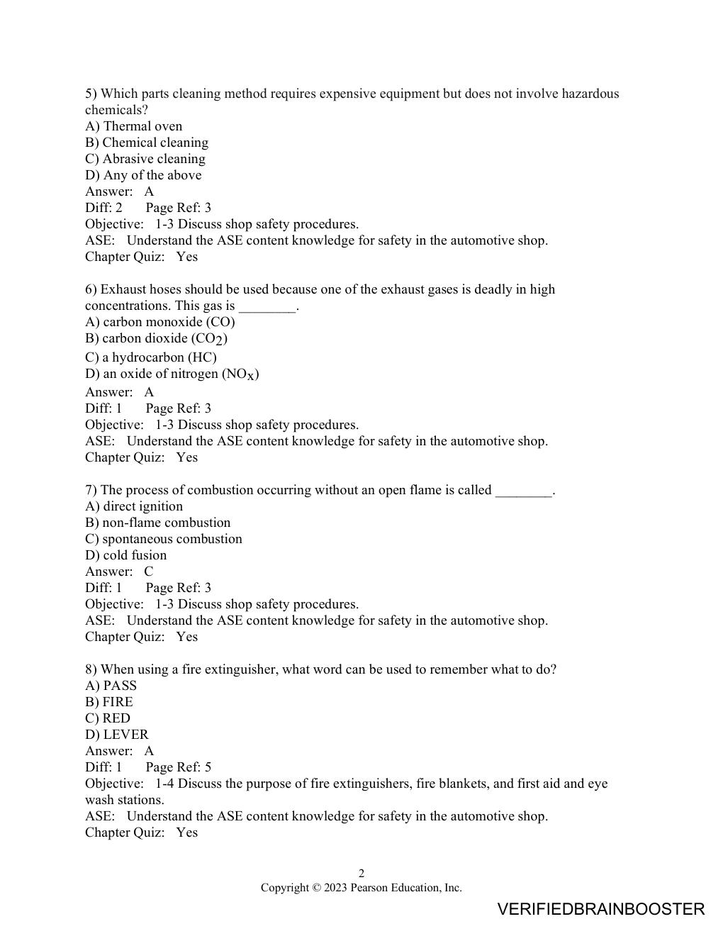 Preview page 2 of Automotive Engines: Theory and Servicing, 10e (Halderman)