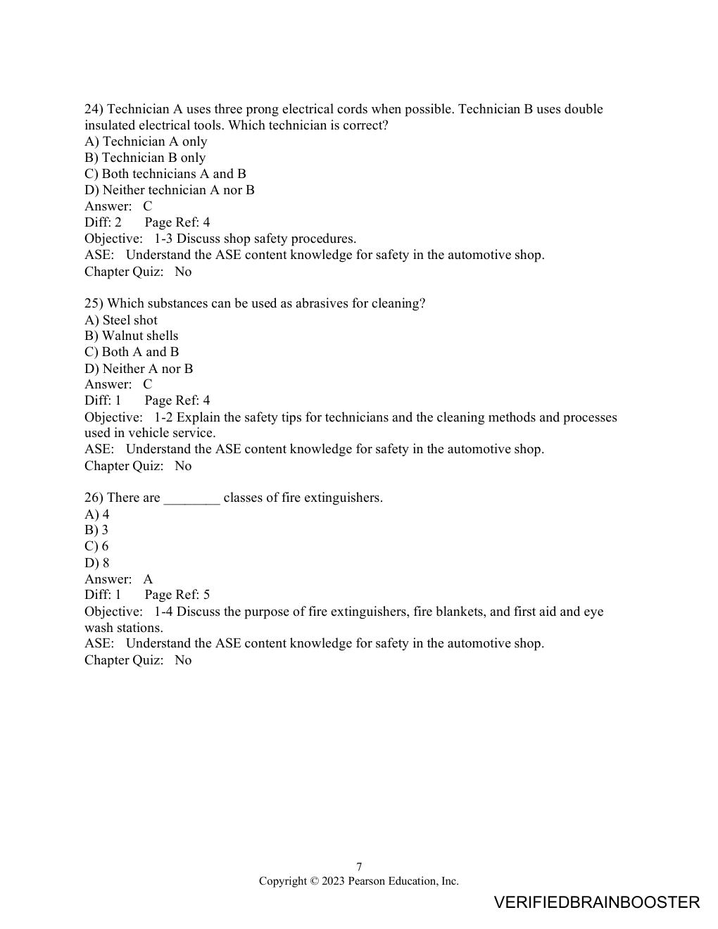 Preview page 7 of Automotive Engines: Theory and Servicing, 10e (Halderman)