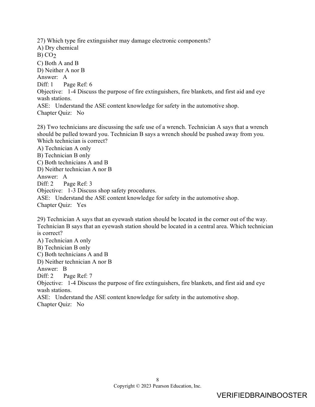 Preview page 8 of Automotive Engines: Theory and Servicing, 10e (Halderman)