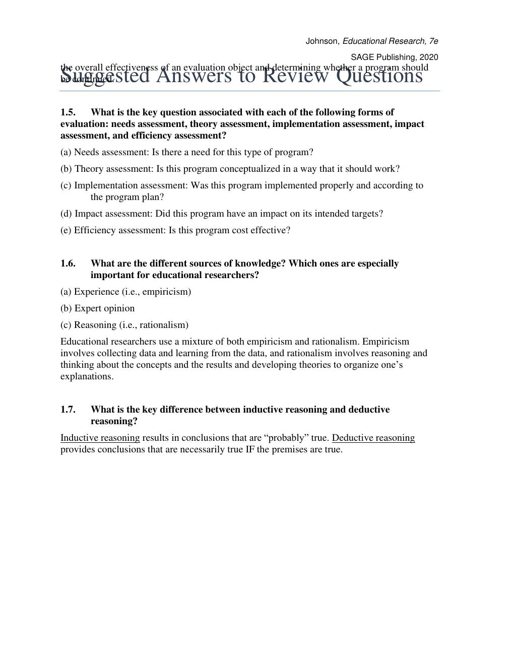 Preview page 4 of Solution Manual & Test Bank for Educational Research Quantitative, Qualitative, and Mixed Approaches 7th Edition by Robe