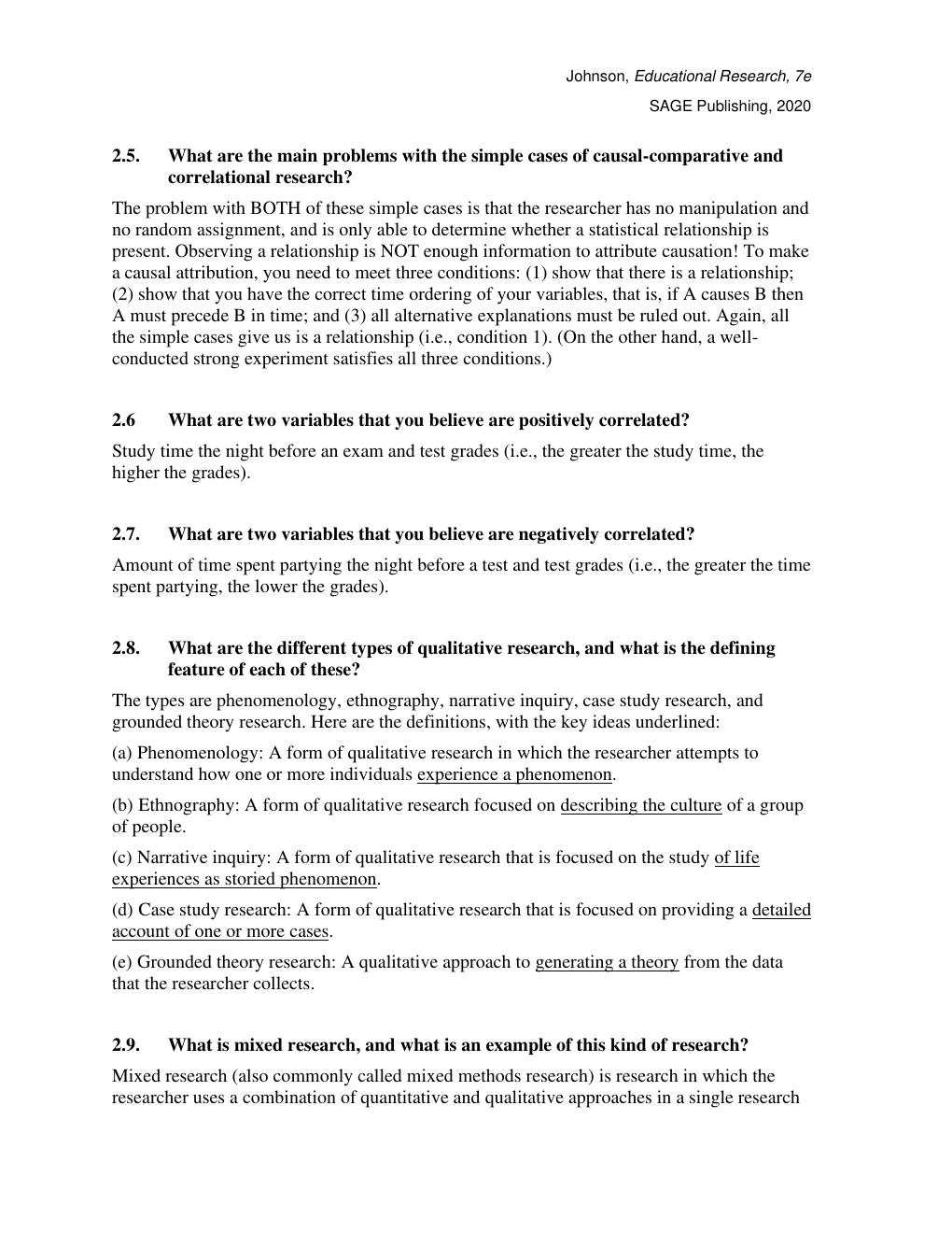 Preview page 8 of Solution Manual & Test Bank for Educational Research Quantitative, Qualitative, and Mixed Approaches 7th Edition by Robe