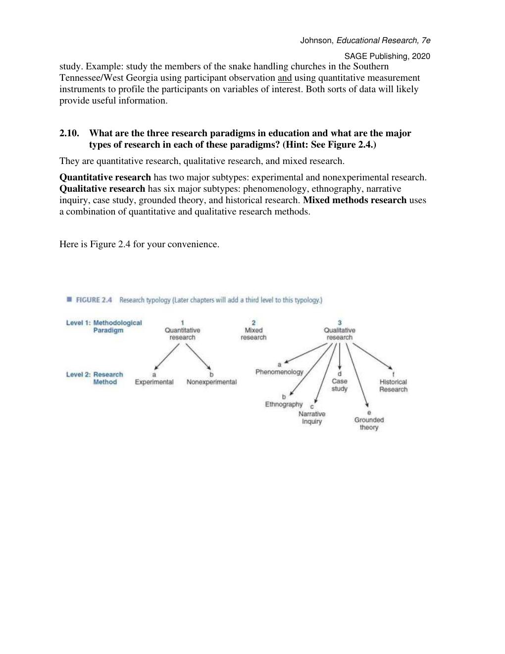 Preview page 9 of Solution Manual & Test Bank for Educational Research Quantitative, Qualitative, and Mixed Approaches 7th Edition by Robe