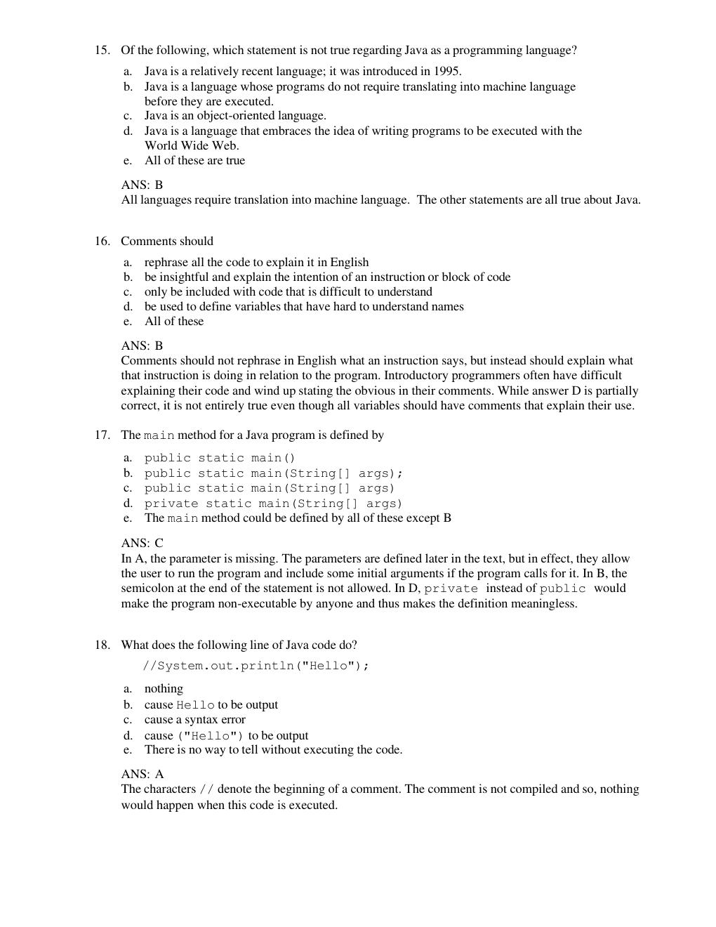 Preview page 8 of Solution Manual & Test Bank for Java Software Solutions, Global Edition, 9th Edition by John Lewis