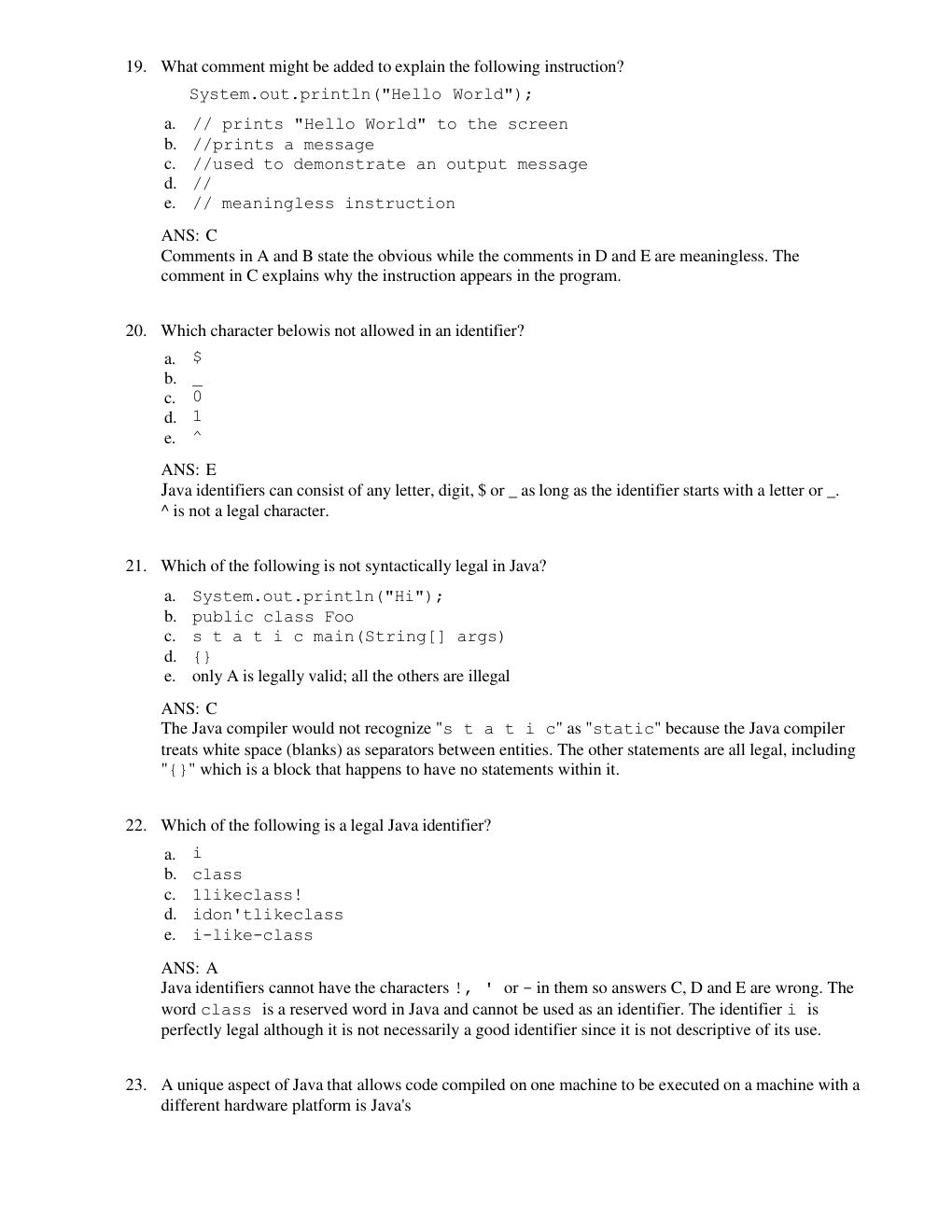 Preview page 9 of Solution Manual & Test Bank for Java Software Solutions, Global Edition, 9th Edition by John Lewis