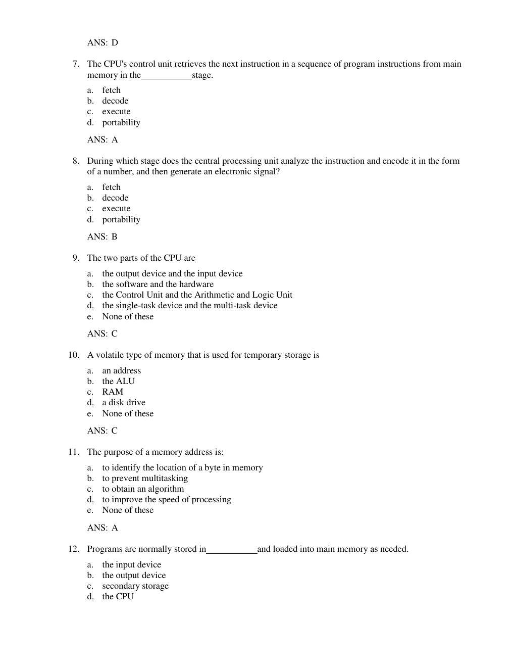 Preview page 4 of Test Bank & Solution Manual for Starting Out with C++ from Control Structures to Objects, 10th Edition By Tony Gaddis