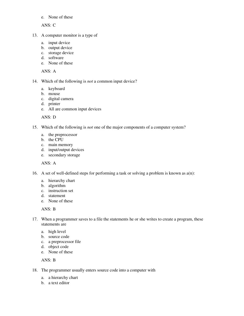 Preview page 5 of Test Bank & Solution Manual for Starting Out with C++ from Control Structures to Objects, 10th Edition By Tony Gaddis
