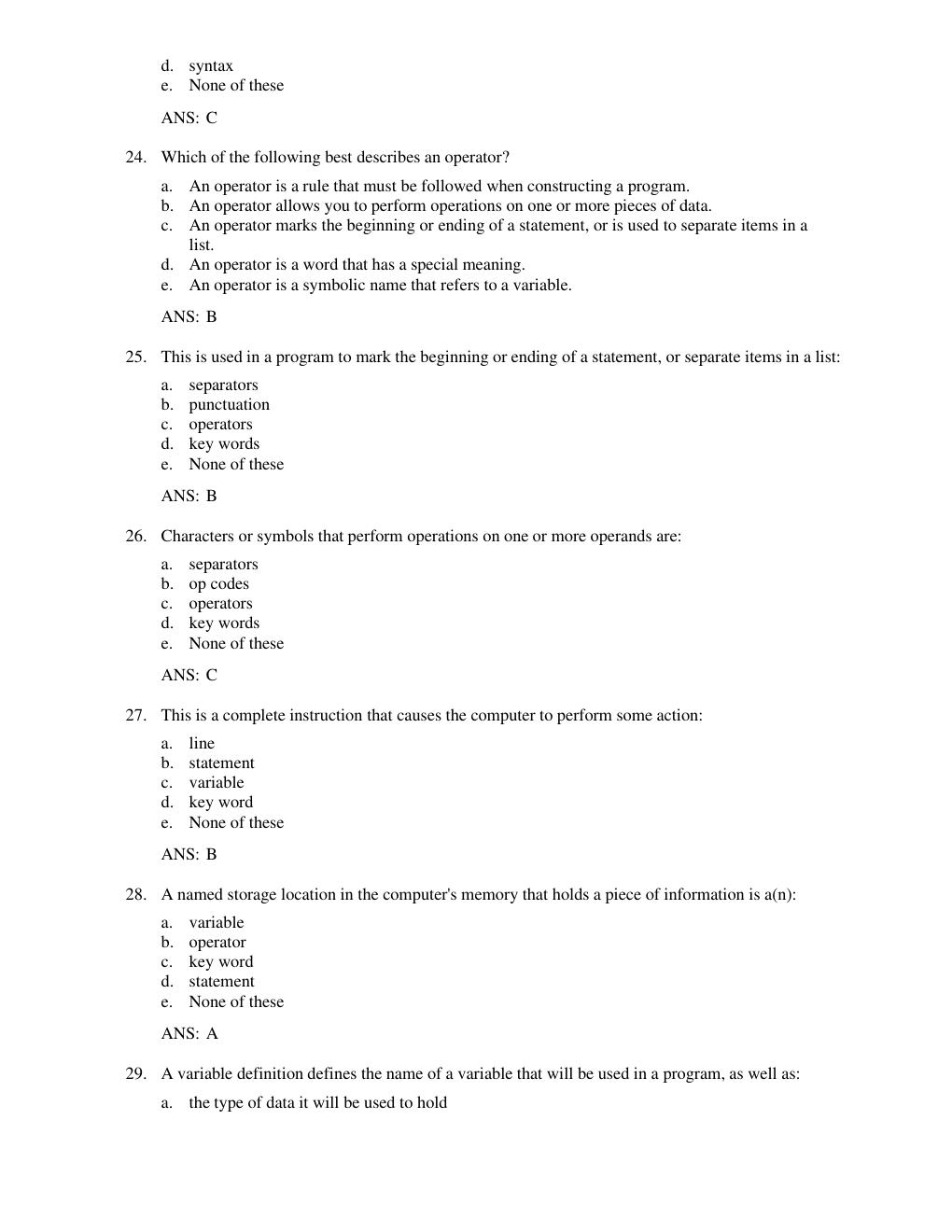 Preview page 7 of Test Bank & Solution Manual for Starting Out with C++ from Control Structures to Objects, 10th Edition By Tony Gaddis