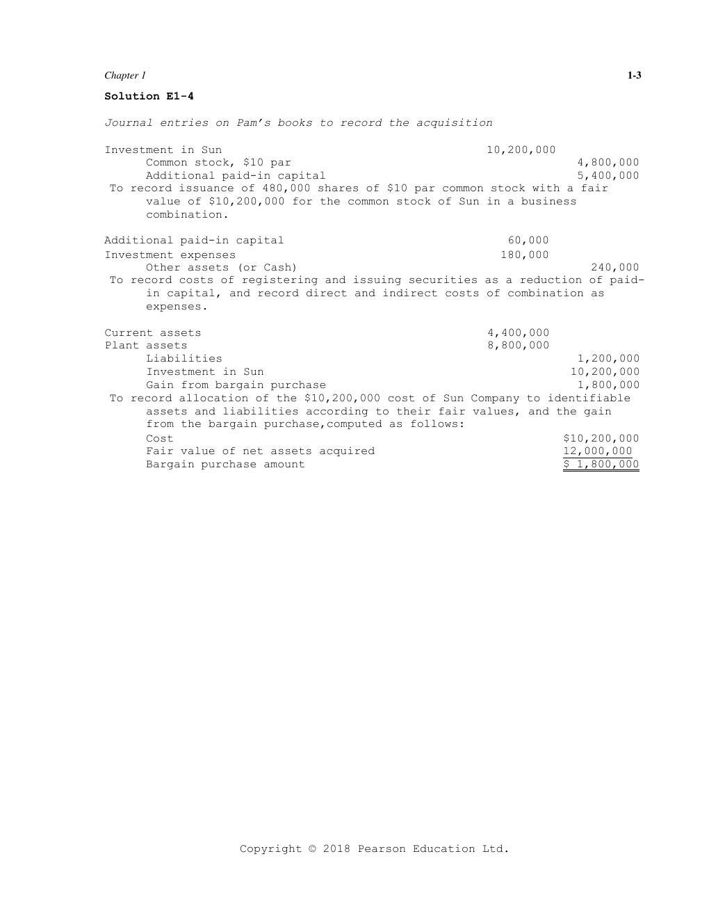 Preview page 4 of Chapter 1 Solution Manual & Test Bank for Advanced Accounting, Global Edition 13th Edition by Joseph Anthony BUSINESS CO