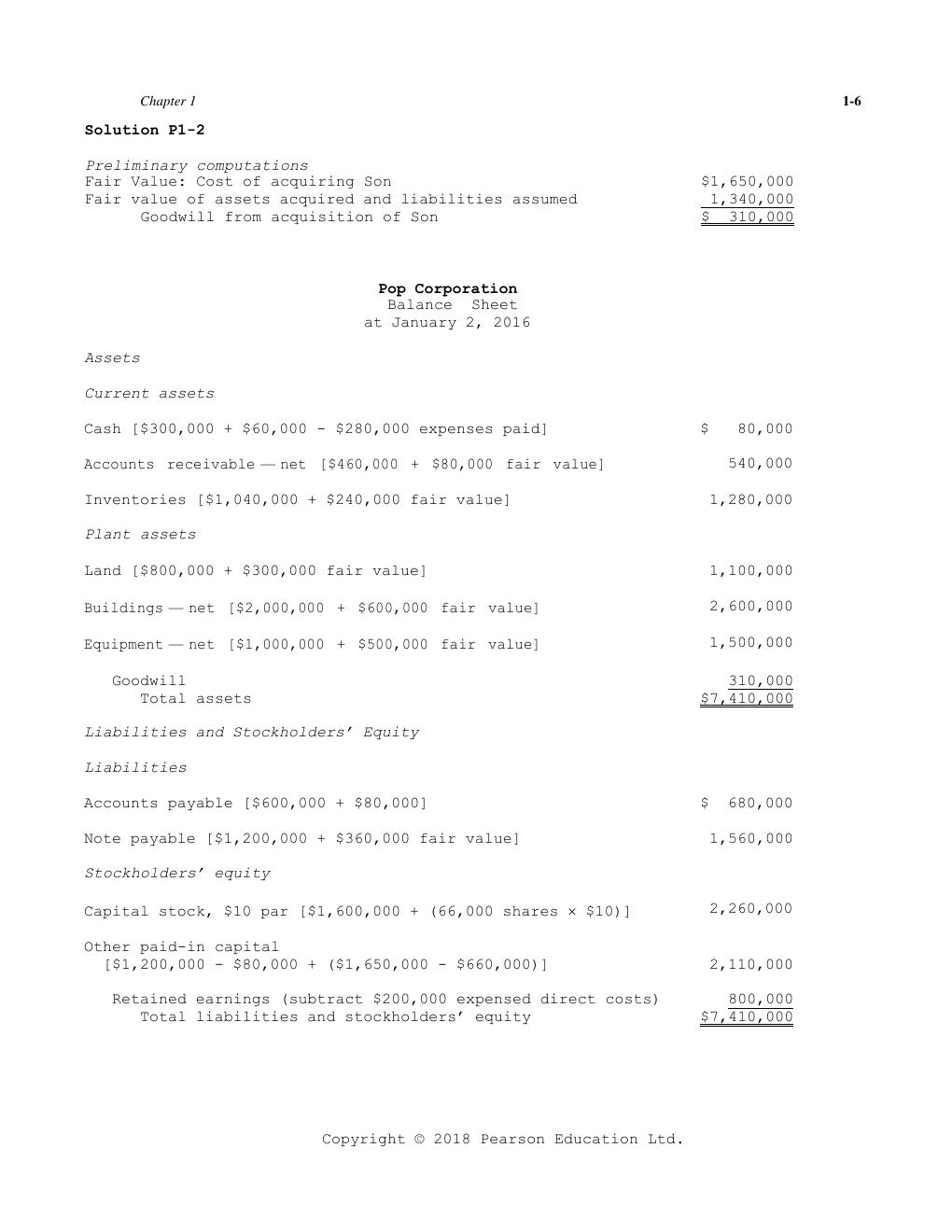 Preview page 7 of Chapter 1 Solution Manual & Test Bank for Advanced Accounting, Global Edition 13th Edition by Joseph Anthony BUSINESS CO