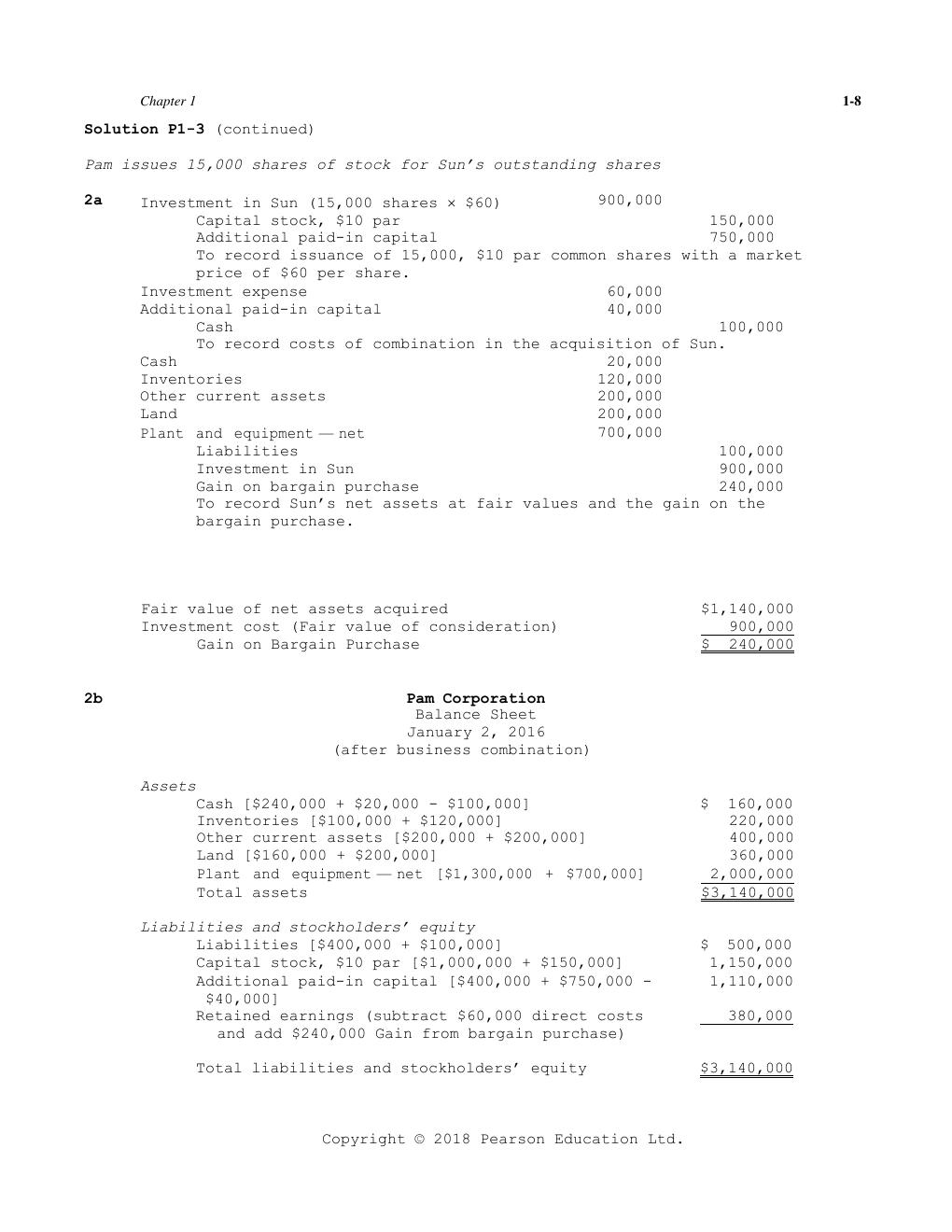 Preview page 9 of Chapter 1 Solution Manual & Test Bank for Advanced Accounting, Global Edition 13th Edition by Joseph Anthony BUSINESS CO