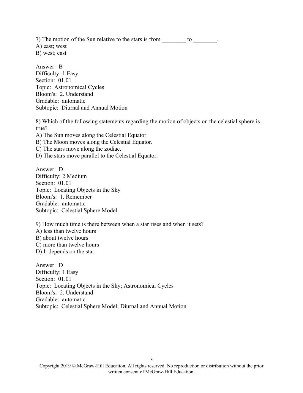 Preview page 3 of Test Bank For An Introduction to Astronomy, 9th Edition By Arny