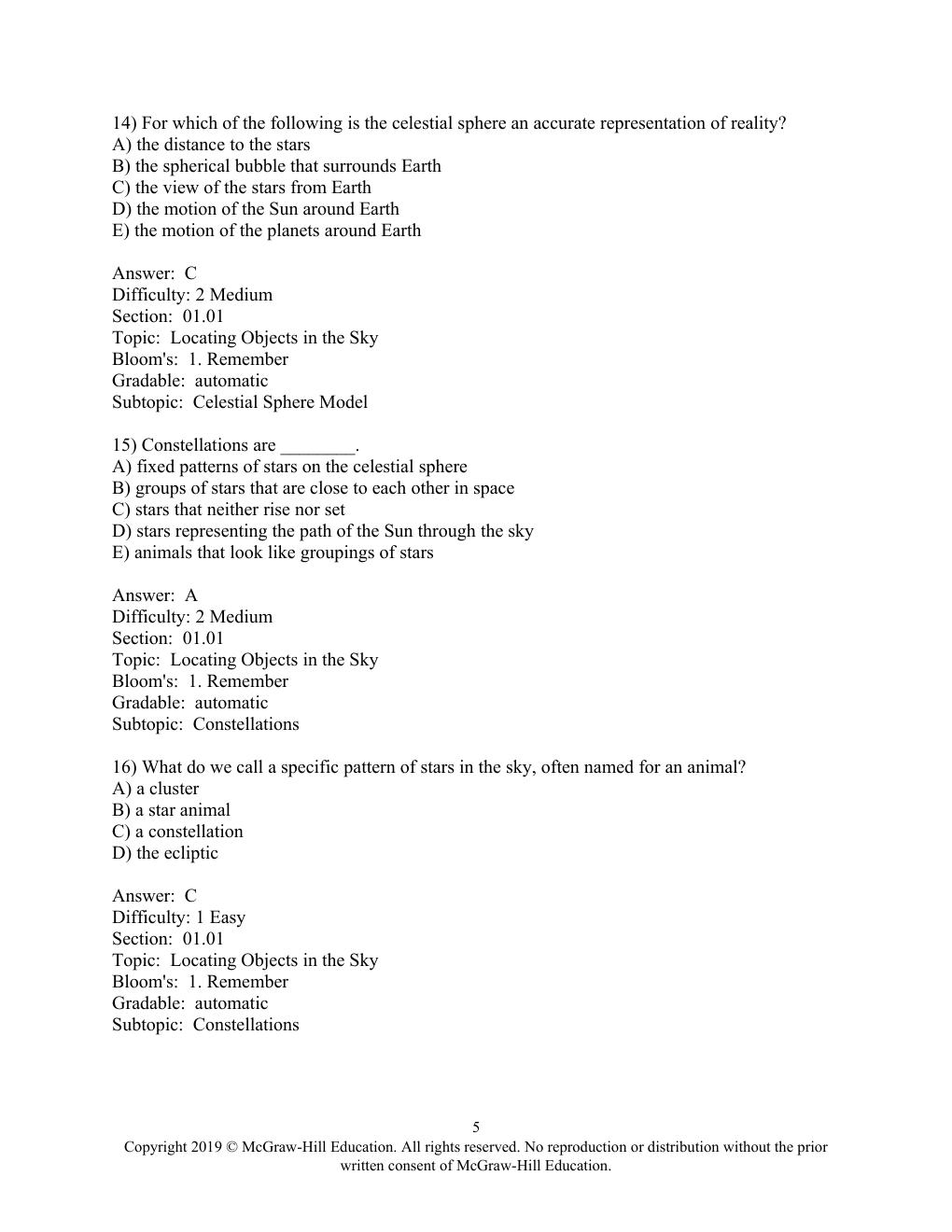 Preview page 5 of Test Bank For An Introduction to Astronomy, 9th Edition By Arny