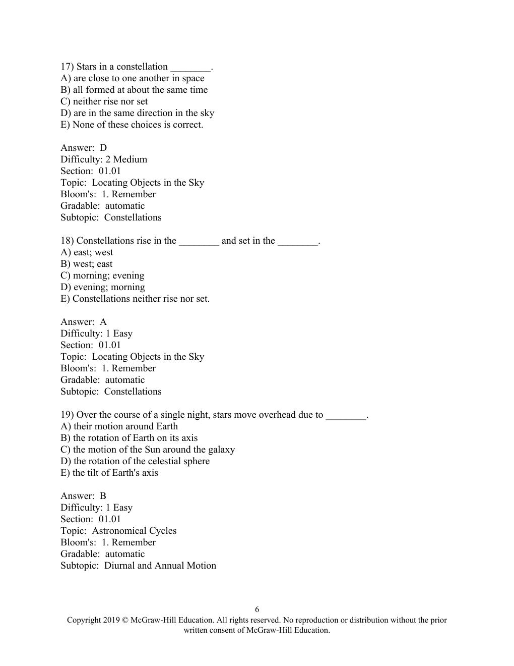 Preview page 6 of Test Bank For An Introduction to Astronomy, 9th Edition By Arny