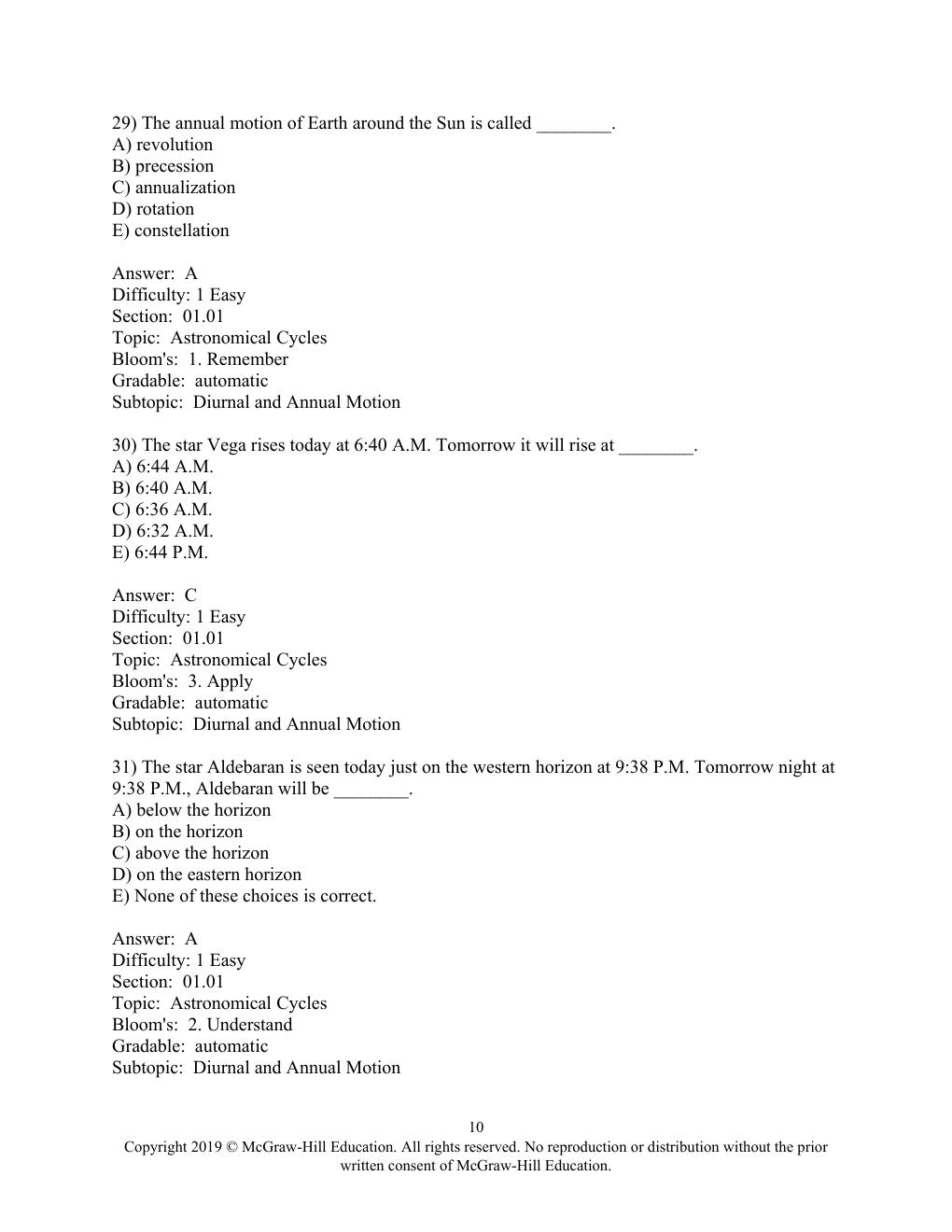 Preview page 10 of Test Bank For An Introduction to Astronomy, 9th Edition By Arny
