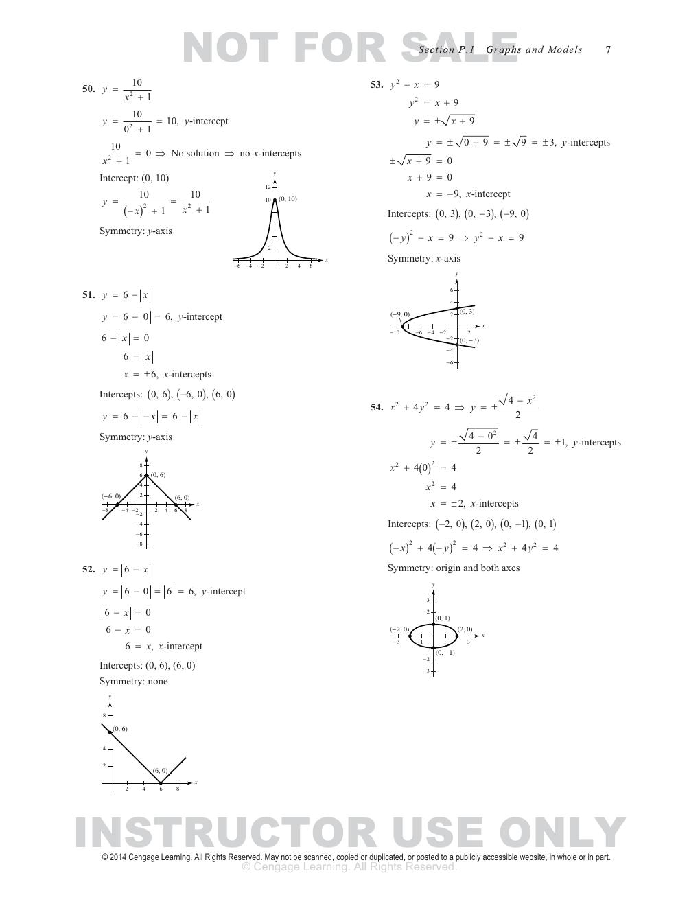 Preview page 7 of Instructor's Solutions Manual for "Calculus, 10th edition By Larson Edward