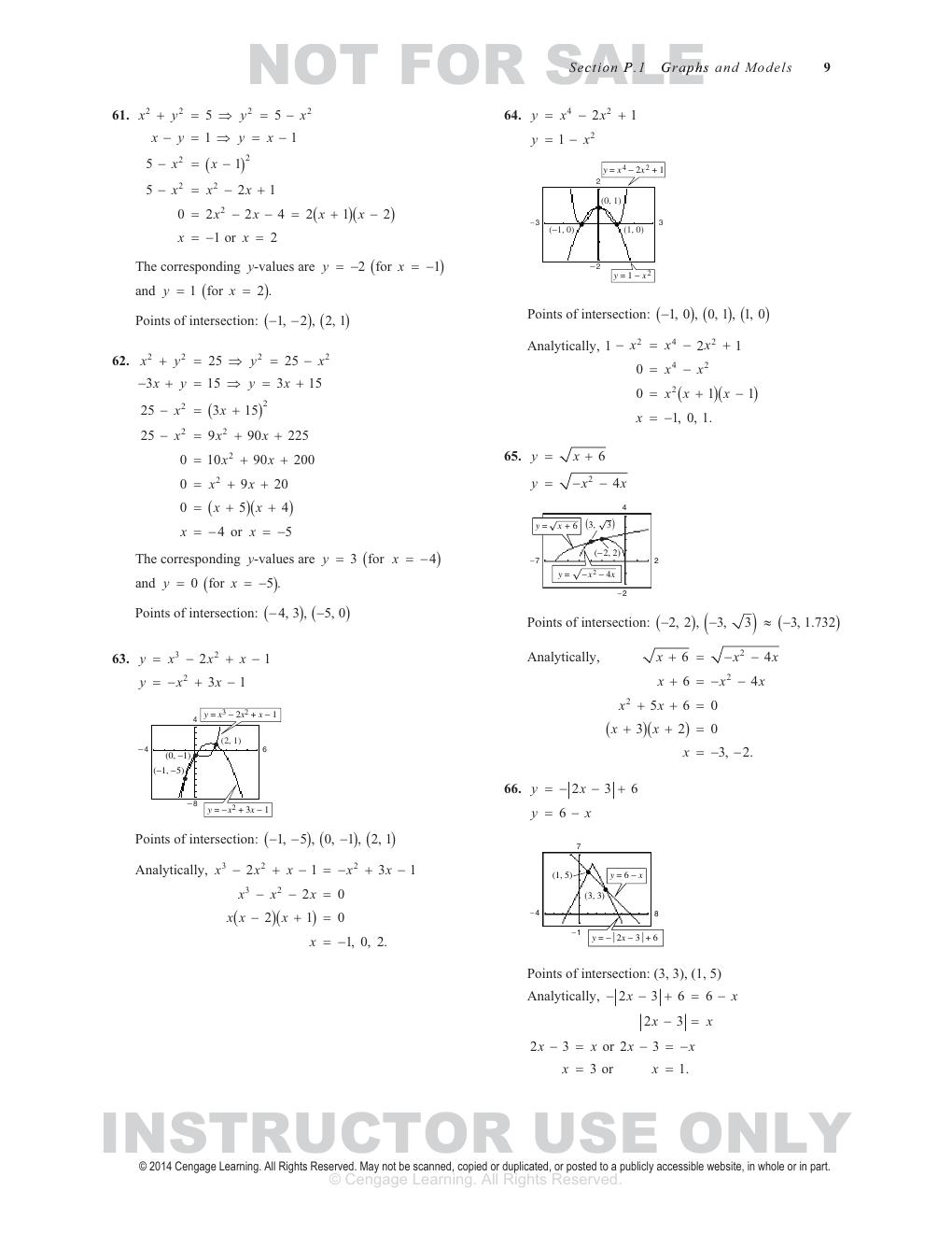 Preview page 9 of Instructor's Solutions Manual for "Calculus, 10th edition By Larson Edward