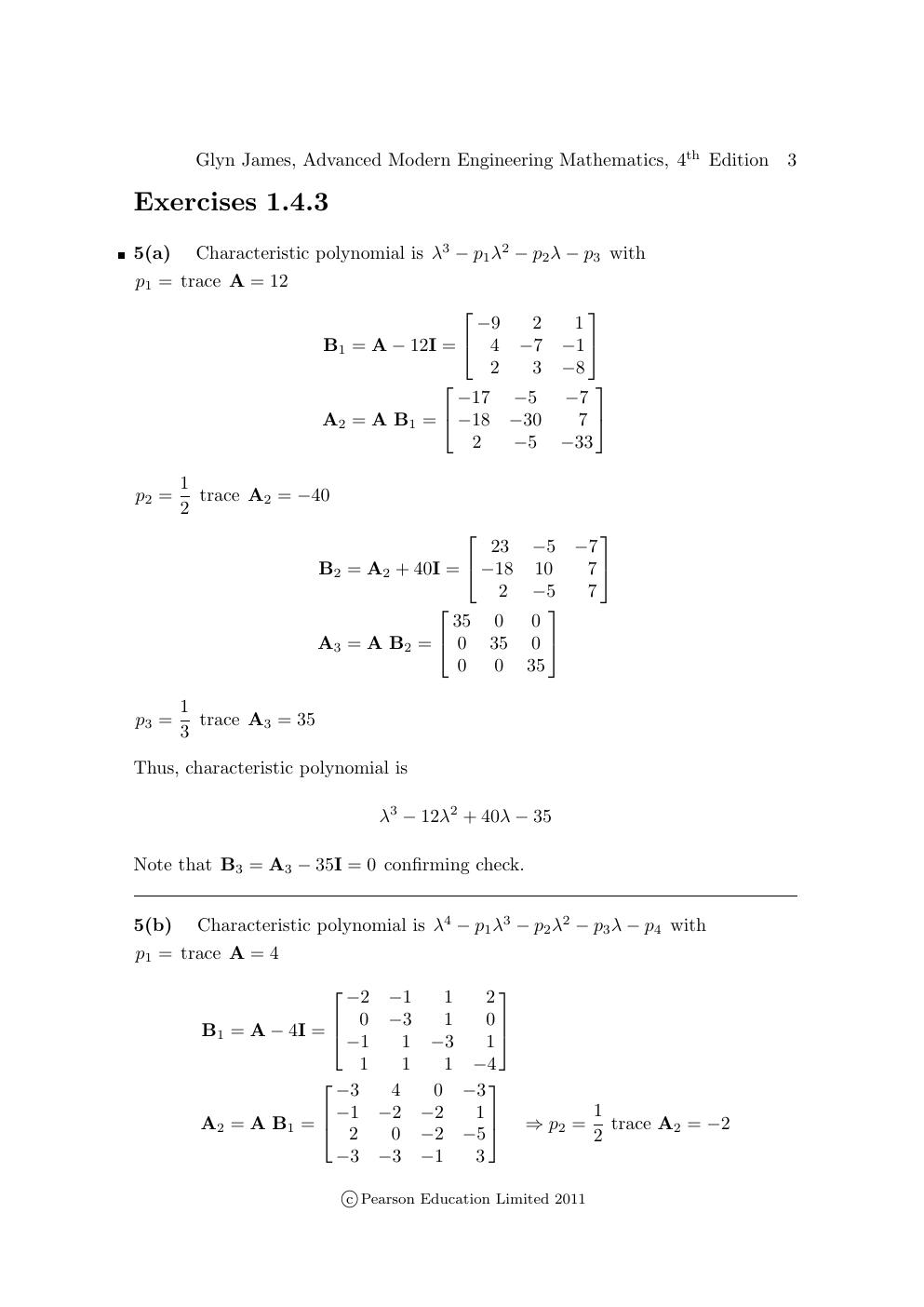 Preview page 7 of Solutions Manual For Advanced Modern Engineering Mathematics 4th edition By Glyn James