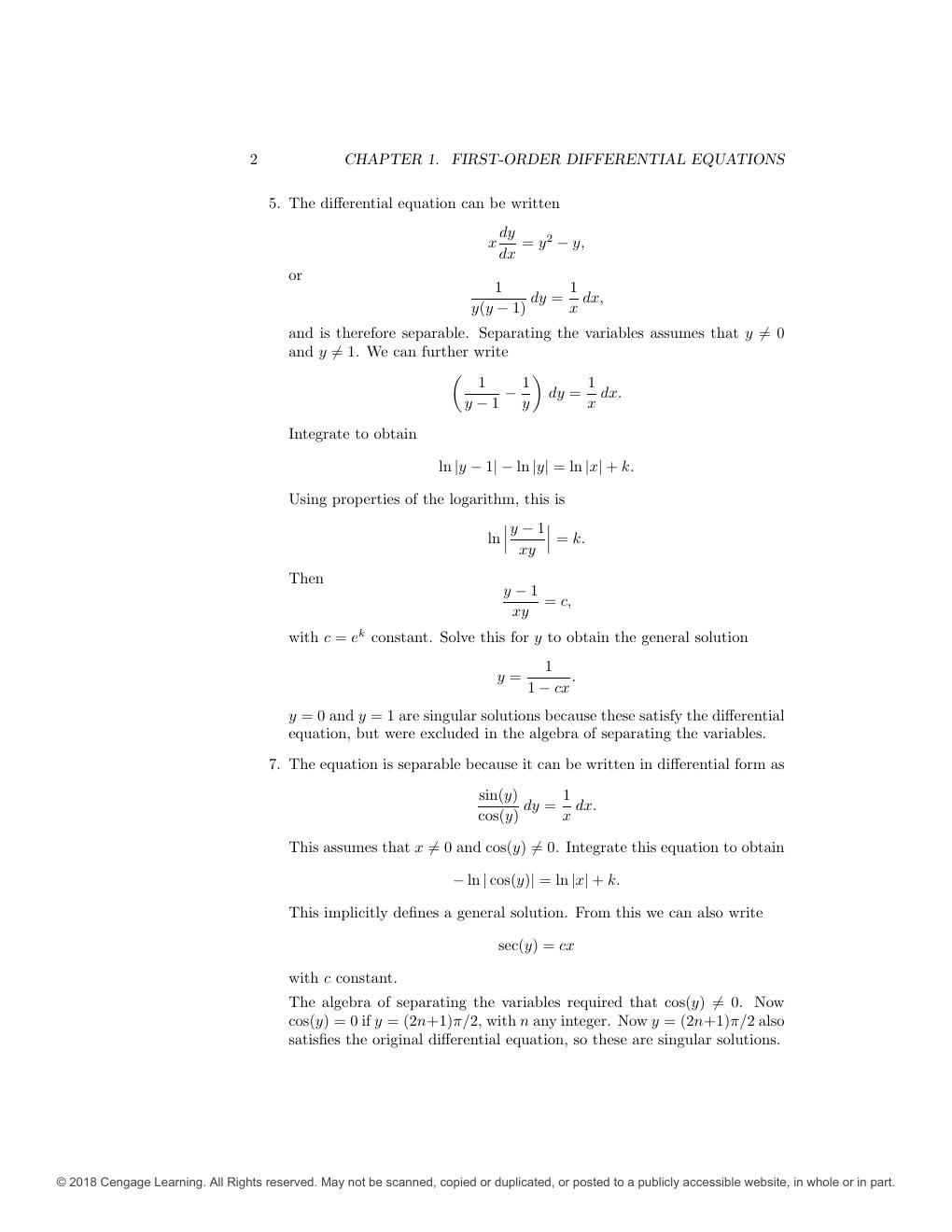 Preview page 8 of Solutions Manual to Accompany ADVANCED ENGINEERING MATHEMATICS, 8TH EDITION PETER V. O’NEIL