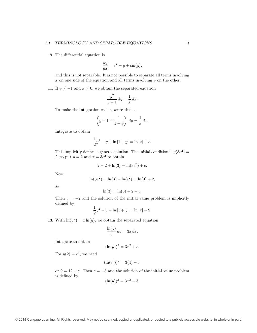 Preview page 9 of Solutions Manual to Accompany ADVANCED ENGINEERING MATHEMATICS, 8TH EDITION PETER V. O’NEIL