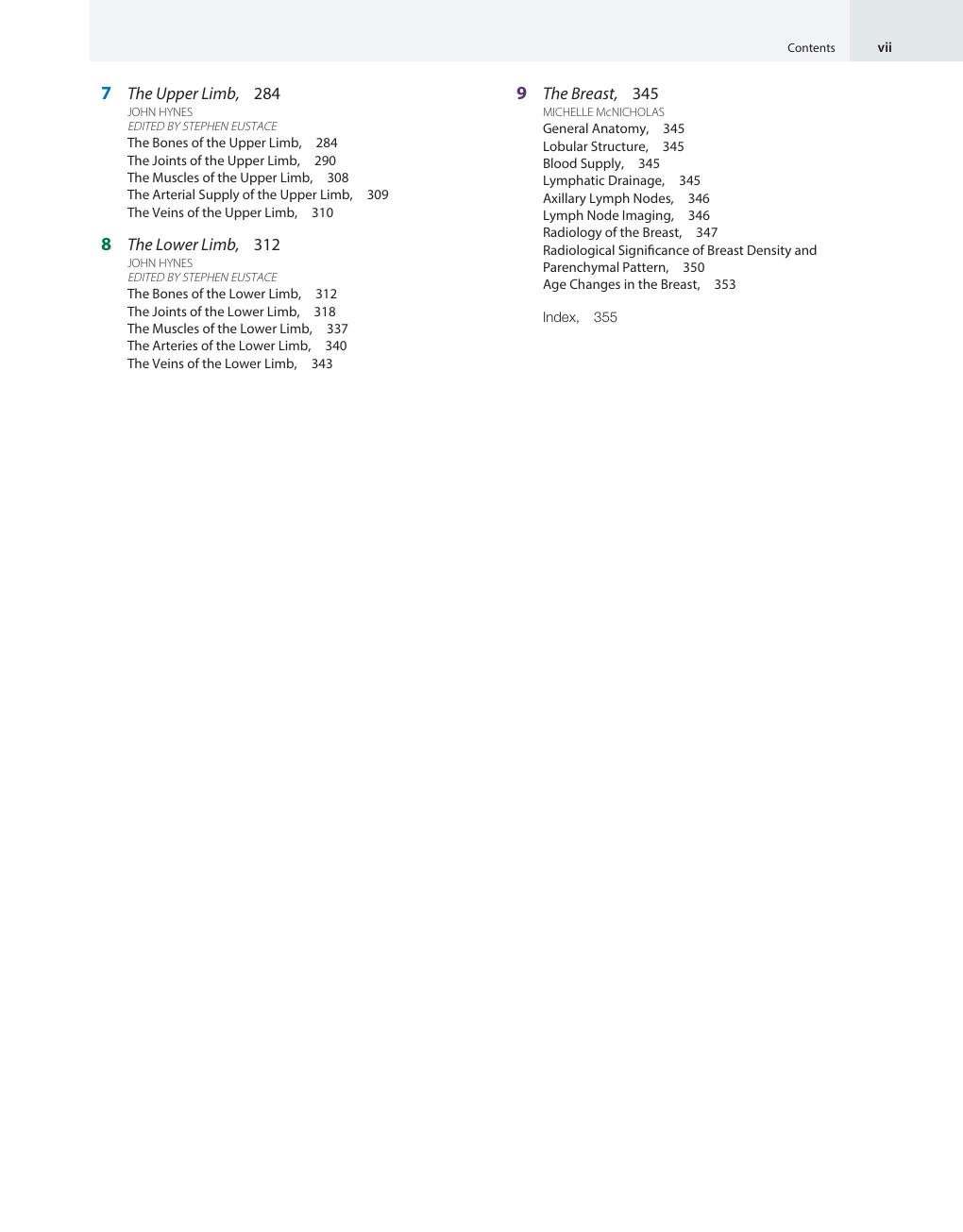 Preview page 8 of Anatomy for Diagnostic Imaging 4th Edition By Stephanie Ryan, Michelle McNicholas, Stephen Eustace