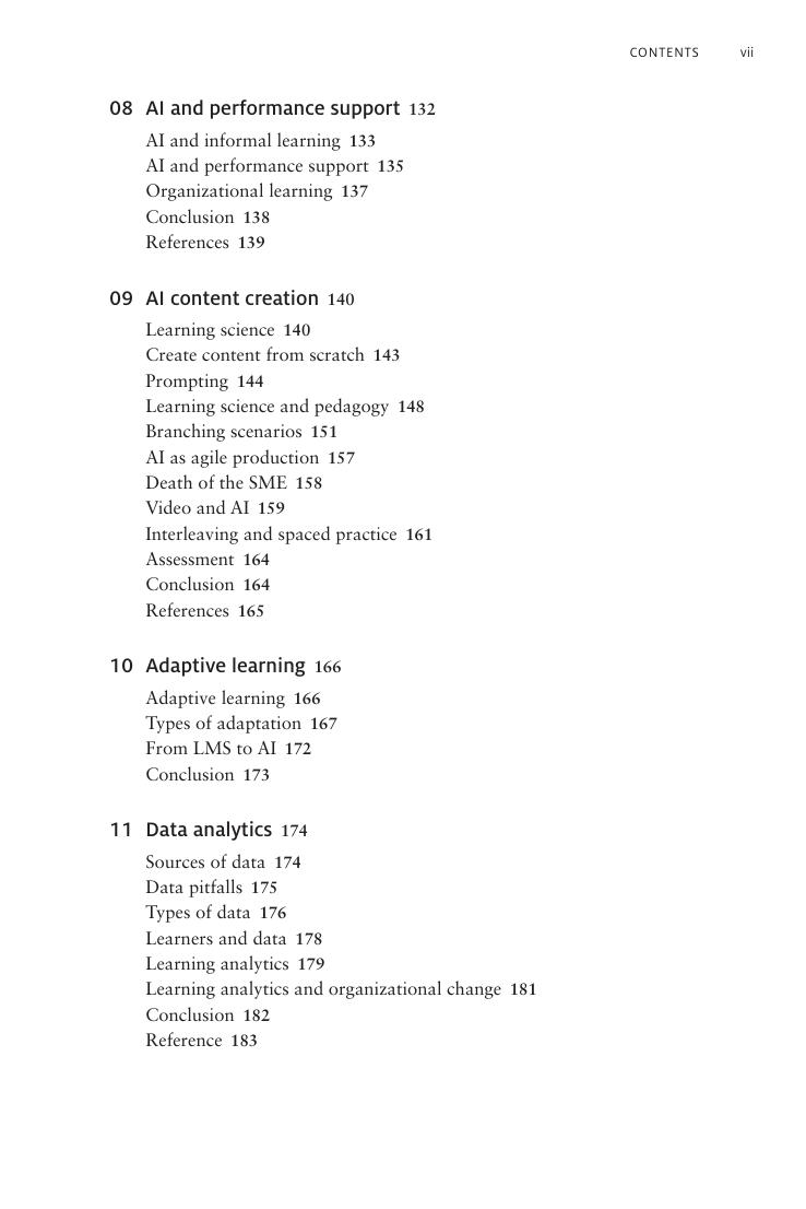 Preview page 7 of Artificial Intelligence for Learning Using AI and Generative AI to Support Learner Development 2nd Edition By Donald Cla