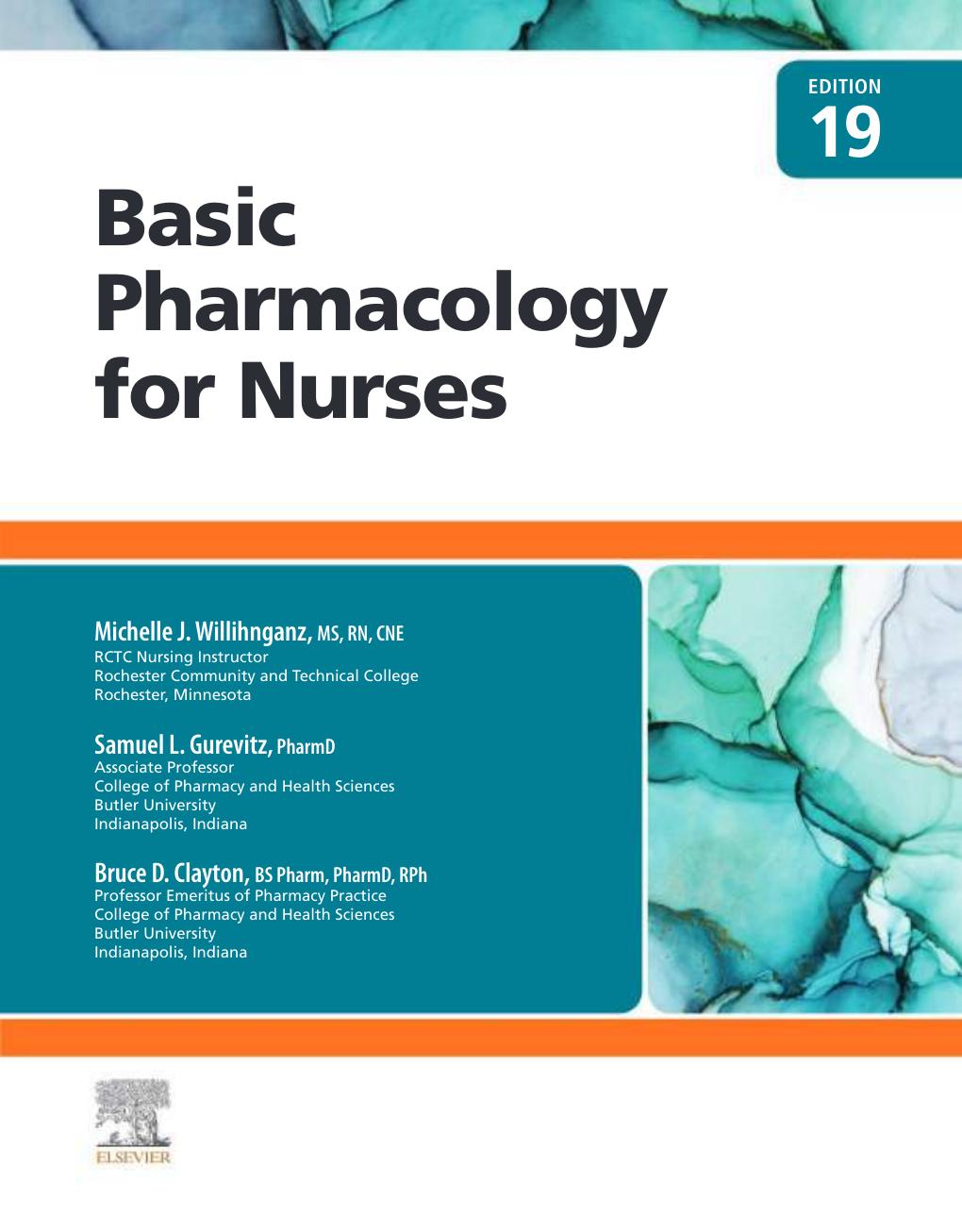Preview page 5 of Claytons Basic Pharmacology for Nurses 19th Edition By Willihnganz MS  RN  CNE, Michelle J