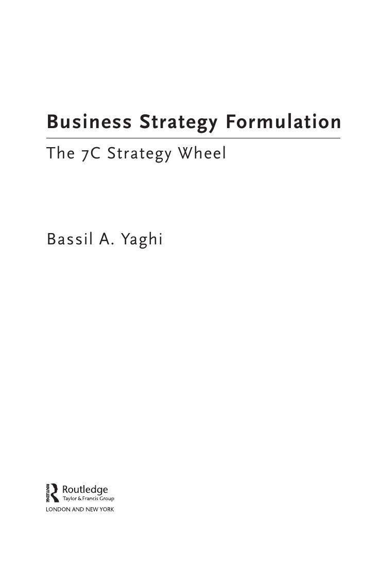 Preview page 6 of Business Strategy Formulation By Bassil A. Yaghi