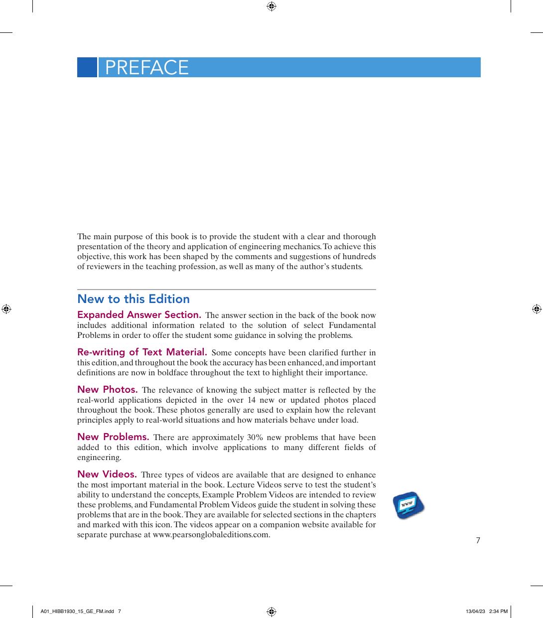 Preview page 8 of ENGINEERING MECHANICS dynamics 15th Global Edition By R C Hibbeler