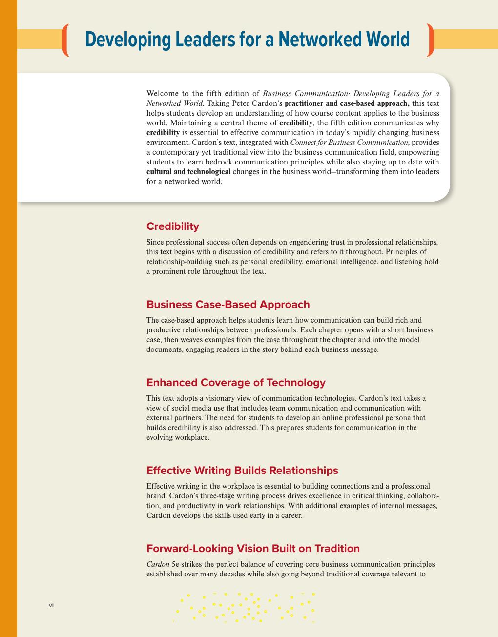 Preview page 7 of Business Communication Developing Leaders for a Networked World 5th Edition By Peter Cardon