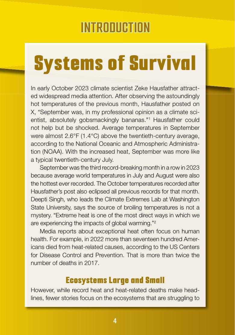 Preview page 4 of Climate Change Impact Ecosystems 1st Edition By Stuart A. Kallen
