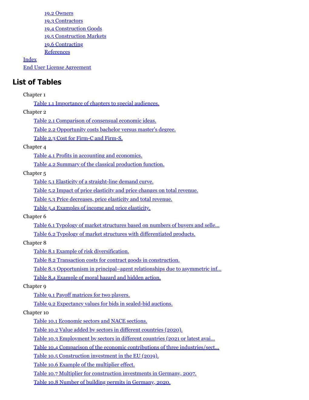 Preview page 6 of Construction Microeconomics 1st Edition By Christian Brockmann