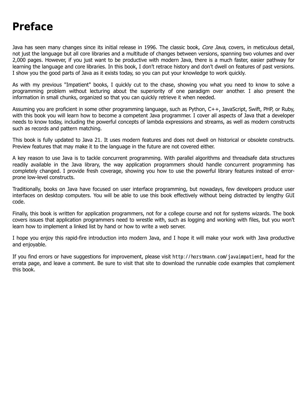 Preview page 9 of Core Java for the Impatient 4th Edition By Cay S. Horstmann