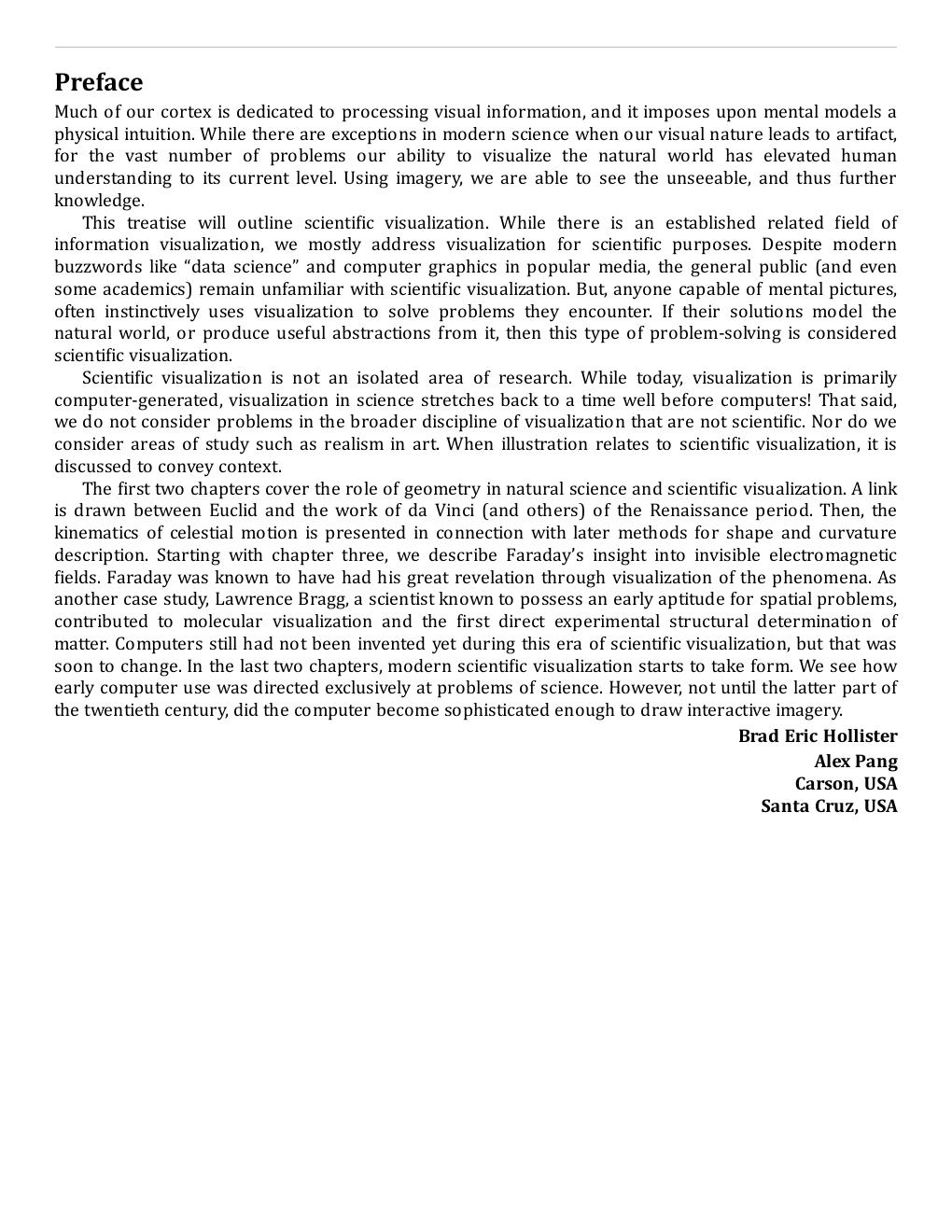 Preview page 4 of A Concise Introduction to Scientific Visualization 1st Edition By Brad Eric Hollister, Alex Pang