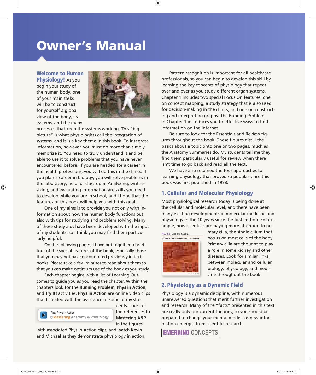 Preview page 4 of Human Physiology 8th Edition By Dee Unglaub Silverthorn