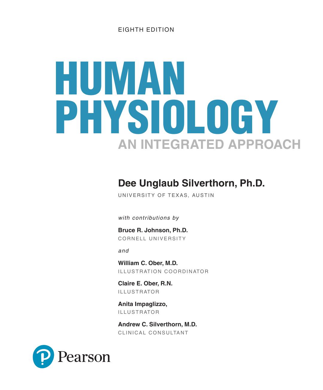 Preview page 6 of Human Physiology 8th Edition By Dee Unglaub Silverthorn