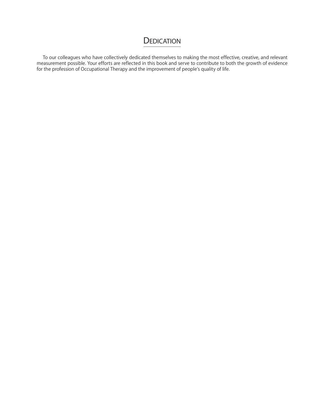 Preview page 6 of Measuring Occupational Performance Supporting Best Practice in Occupational Therapy 3rd Edition By Mary Law, Carolyn M.