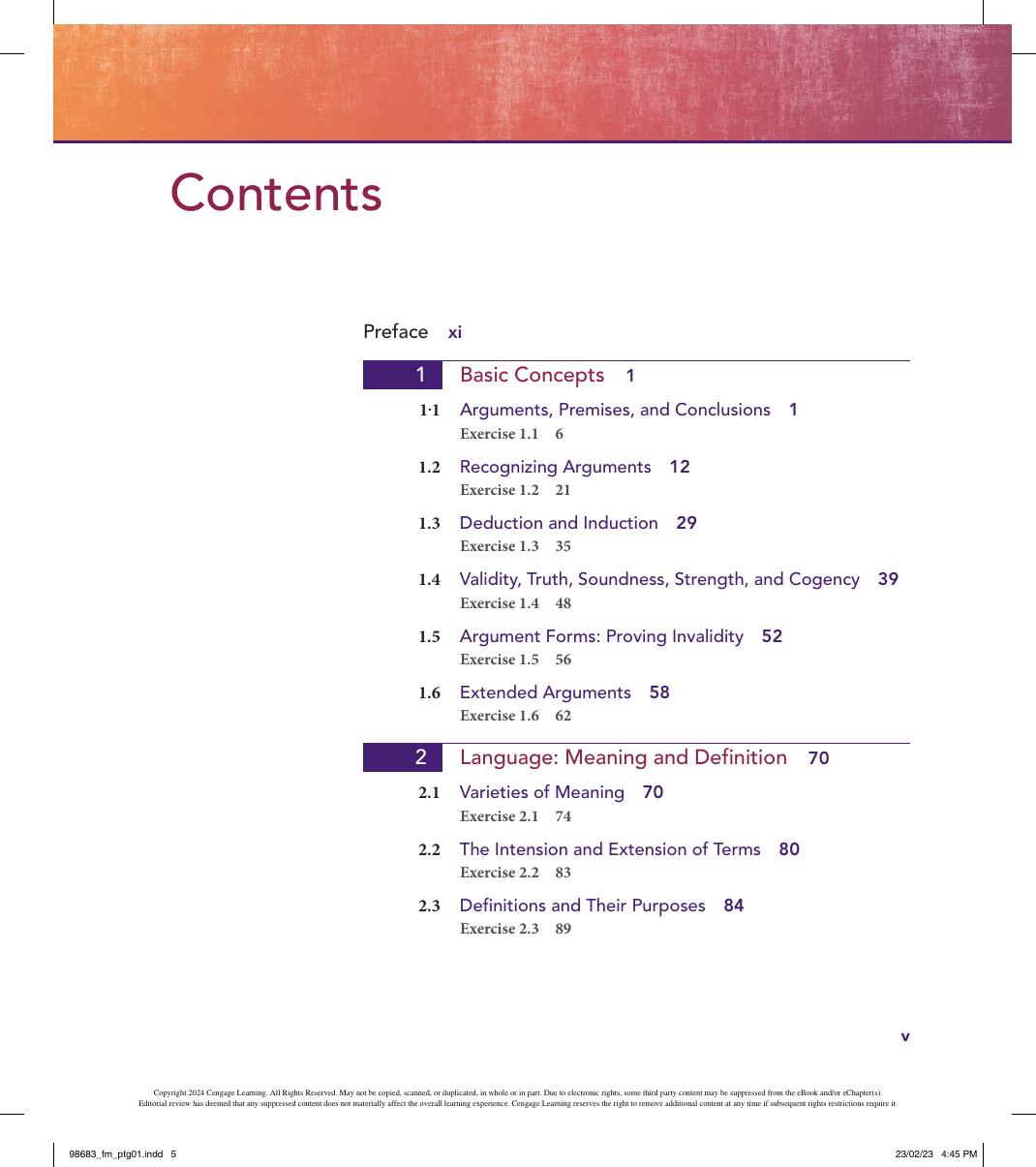 Preview page 7 of A Concise Introduction to Logic 14th Edition By Patrick J. Hurley