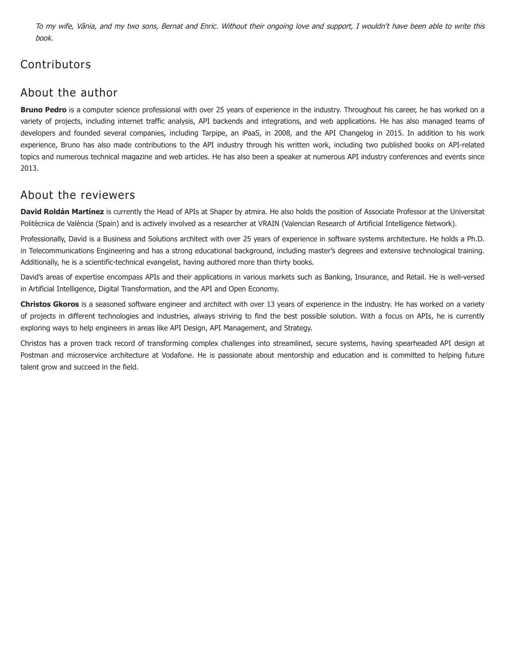 Preview page 3 of Building an API Product 1st Edition By Bruno Pedro