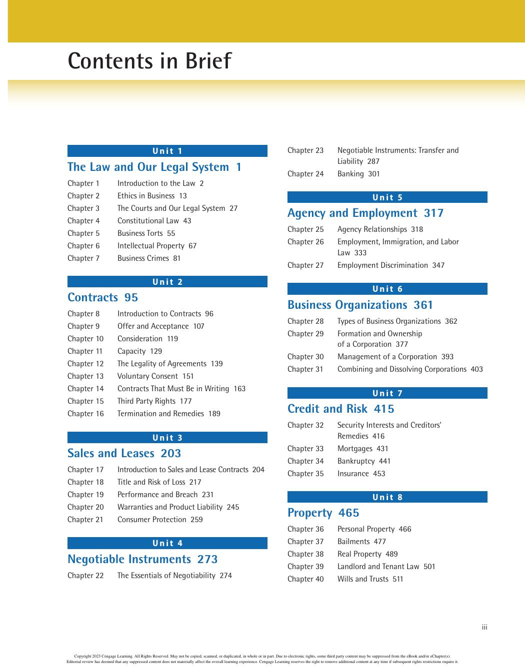 Preview page 6 of Business Law Text & Exercises 10th Edition By Roger Miller