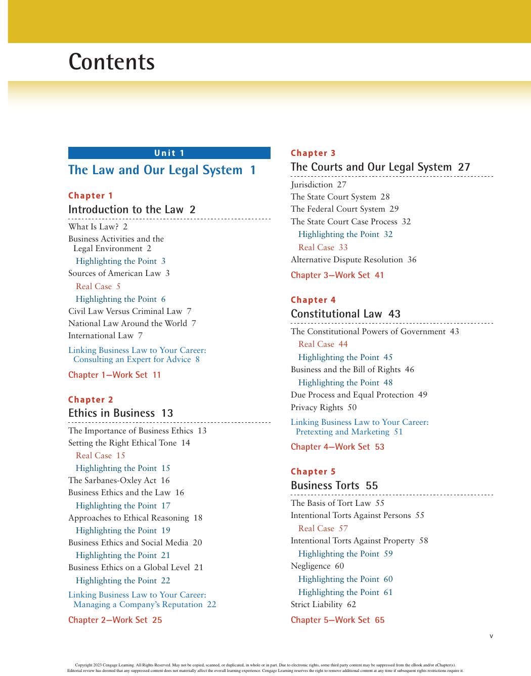 Preview page 8 of Business Law Text & Exercises 10th Edition By Roger Miller