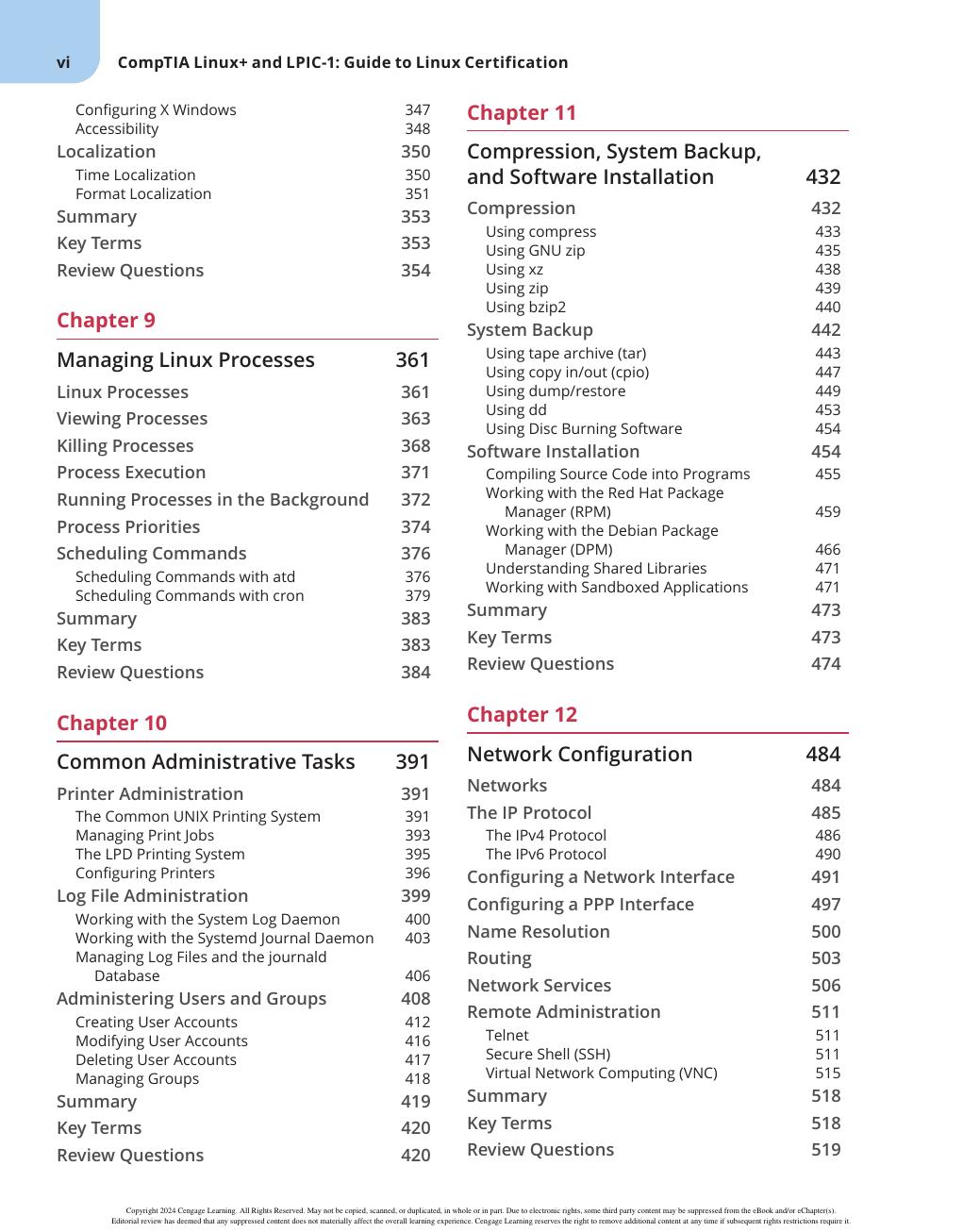 Preview page 8 of Comptia Linux+ and Lpic 1 Guide to Linux Certification 6th Edition By Jason Eckert
