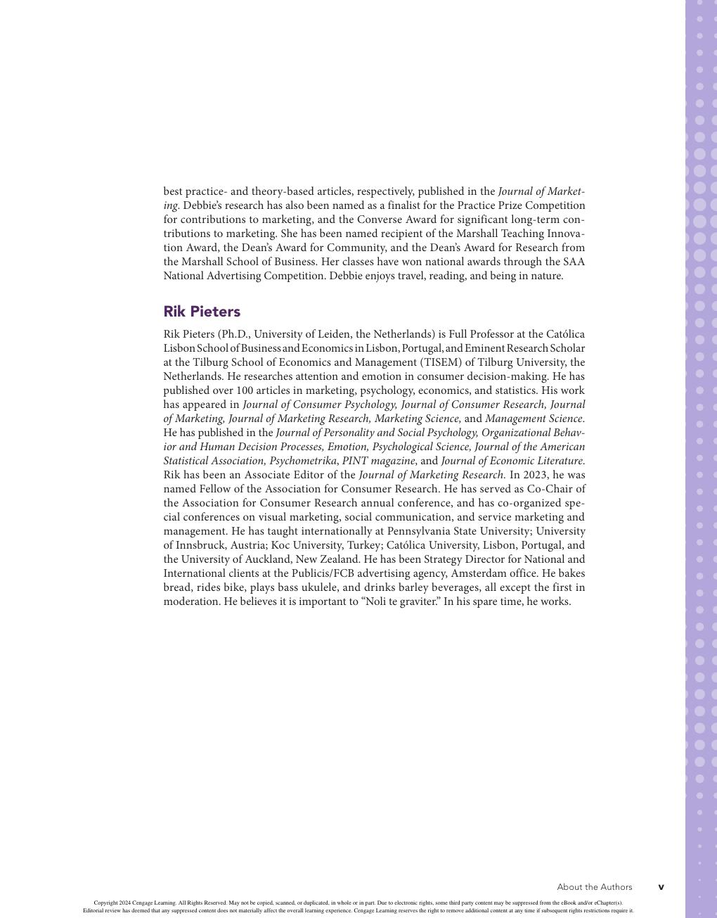Preview page 6 of Consumer Behavior 8th Edition By Wayne D. Hoyer, Deborah J. MacInnis, Rik Pieters