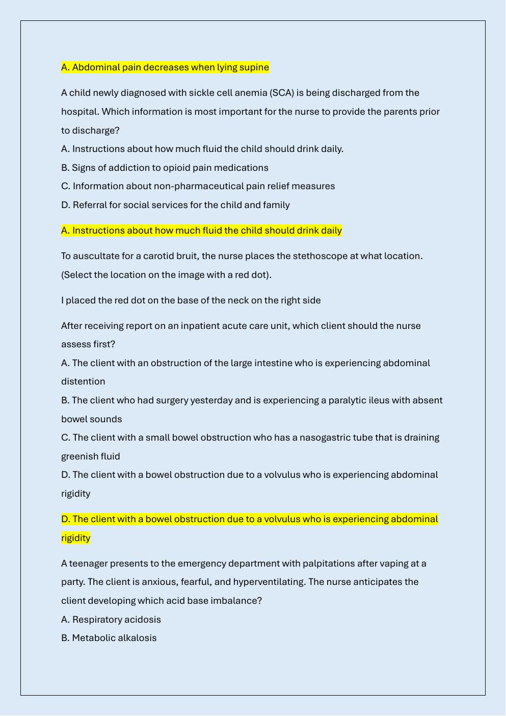 Preview page 2 of RN EXIT HESI EXAM REVIEW /RN HESI EXIT  EXAM PRATICE